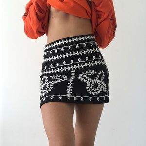 cute embroidered skirt